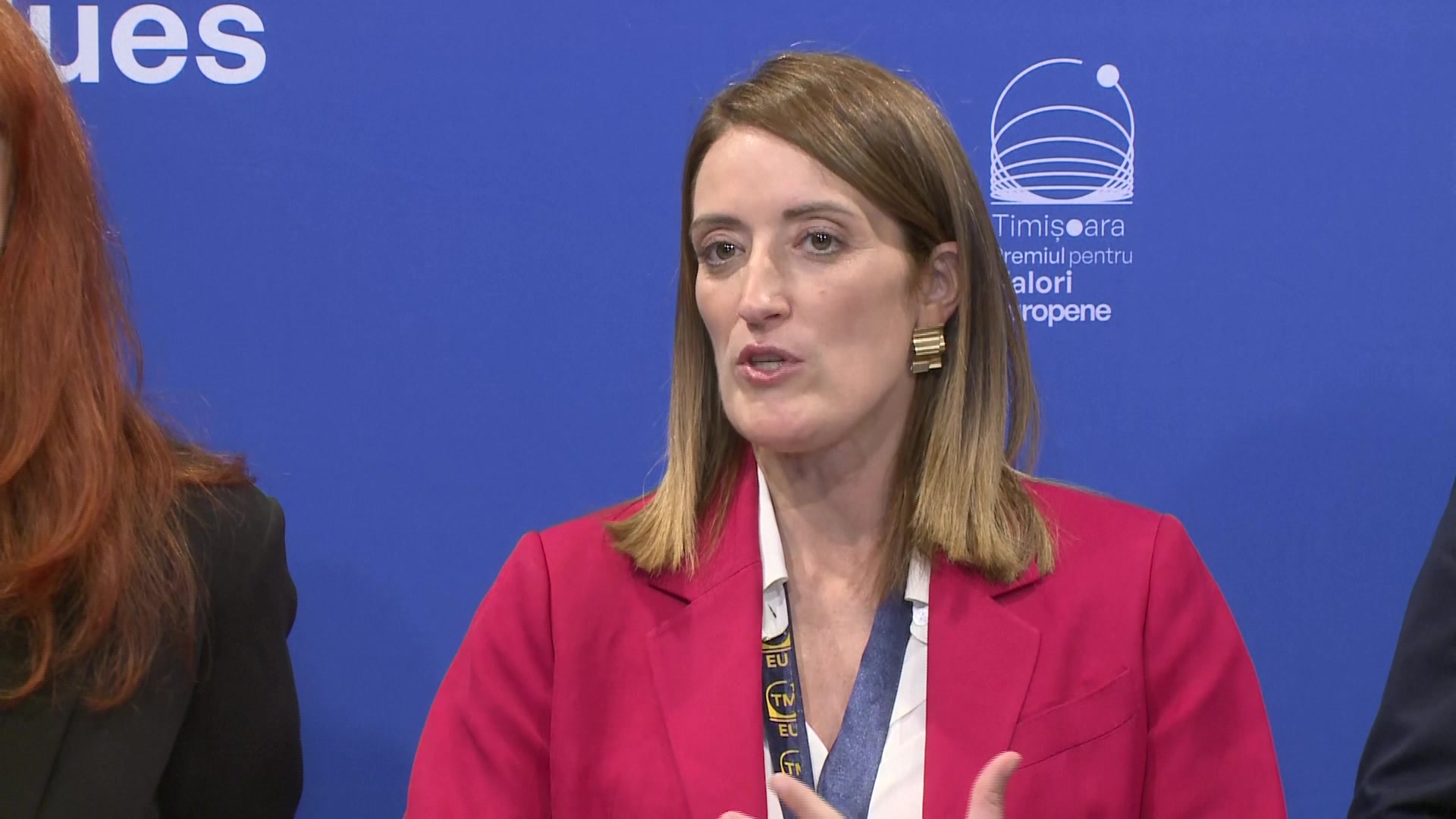 Official visit by Roberta METSOLA, EP President to Timisoara (Romania): ﻿﻿extracts from the Timișoara Award for European Values ceremony